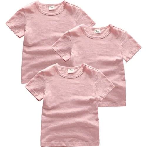 Baby Boys T Shirt Cotton Tops Tees for Boy Solid Outwear Cotton Short Sleeves Kids Children Clothes Sets