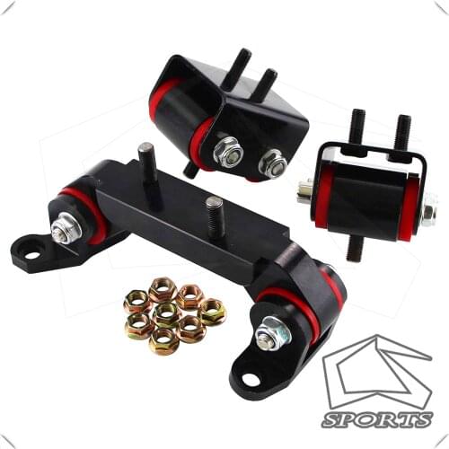 Engine Transmission Motor Mount Kit Fits For Subaru 04-12 WRX/STI 04-13 Forester