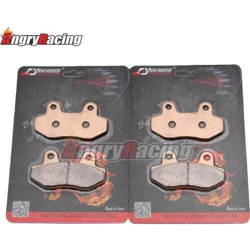 Copper sintering Front Rear Brake Pads For HYOSUNG Comet GT 125 Naked GT125 i GT125 R Comet GT250 Naked