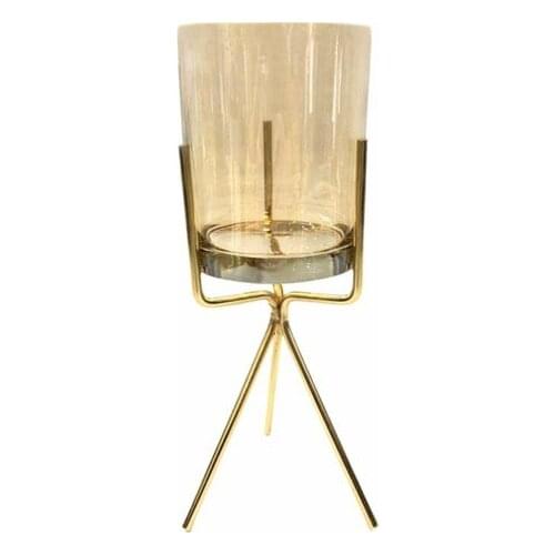Arrita Home Gold Color Metal Pillar candle Holders candle and candlestick свеча и подсвечник vela y candelero