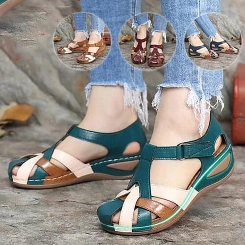 Fashion Women Sandals Waterproo Sli On Round Female Slippers Casual Comfortable Outdoor Fashion Sunmmer Plus Size 43 Shoes Women