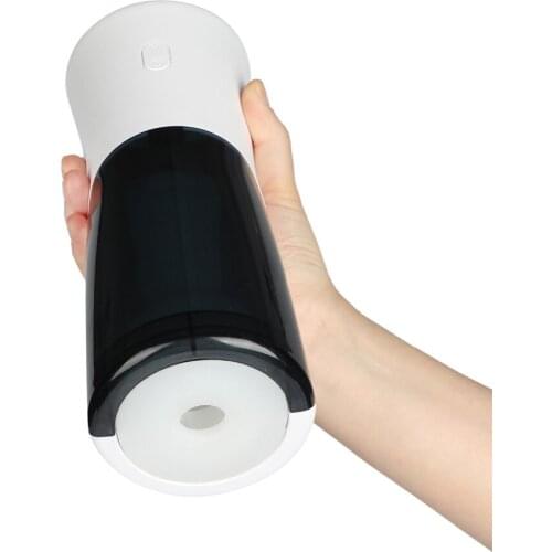 Piston Mini Male Masturbator Sexual Voice Electric Sucking Thrusting Male Masturbation Cup Aircraft Cup Adult Sex Toys for Men