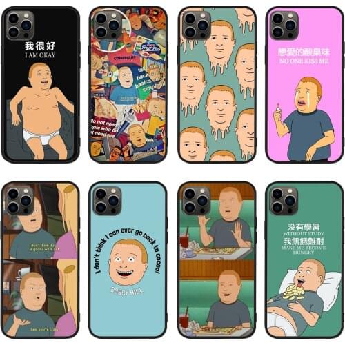 Bobby Hill I Am Okay soft TPU border phone case for iphone 11PRO 11PROMAX 11 X XS XR XSMAX 6 plus 7 7plus 8 8plus cover