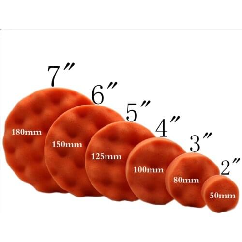 Car beauty waxing polishing pad set sponge wheel wool polishing plate Velcro plate self-adhesive disk polishing wheel