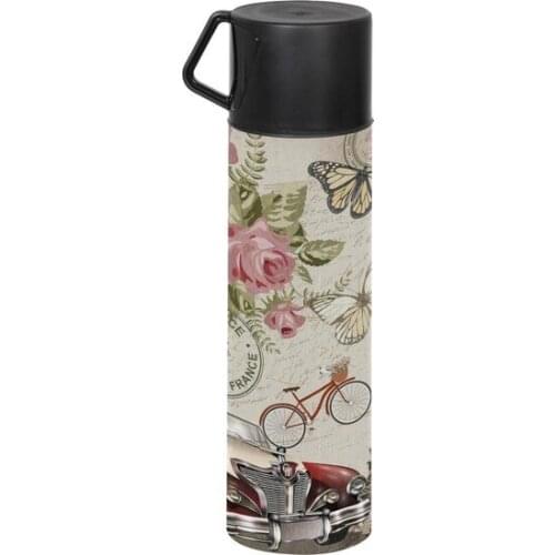 New 2021 Herevin 410 cc Pattern Cupped Tube thermos термос стеклянная колба термокружка 스타벅스 thermos термос для чая 1 литр