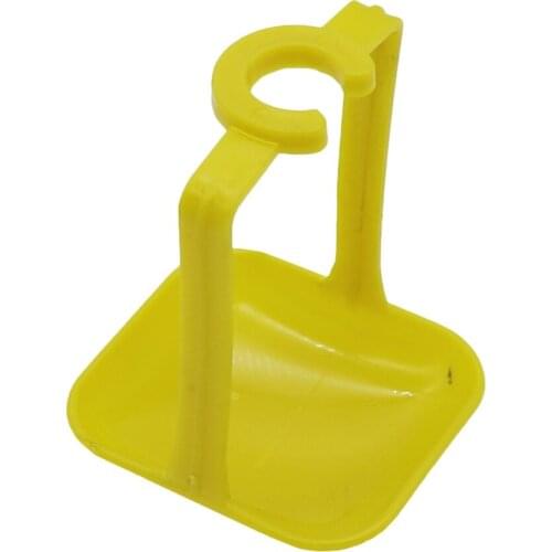 Drinking Bird cups Bowl Yellow Waterer Bird drinking chicken quail Drinking cup Chicken farming equipment Poultry feeding 4 pcs