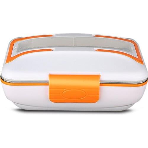 Portable Car Truck Electric Heating Lunch Box Travel Food Warm Heater Storage Container Stainless Steel Rice Cookers Box Warmer