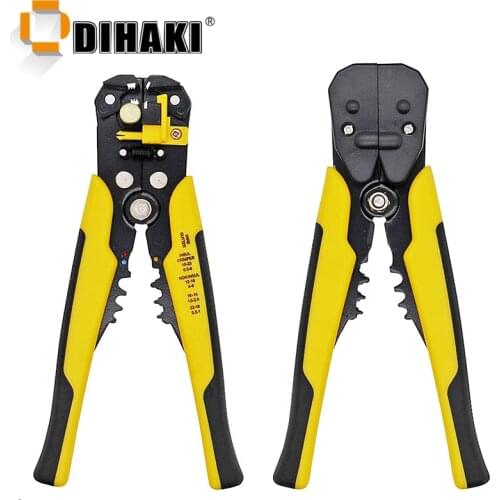 Adjustable Crimper Cable Cutter Automatic Wire Stripper Multifunctional Stripping Tools Crimping Pliers Terminal 0.5-6mm