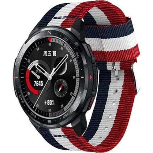 20mm 22mm Nylon Watch Strap For Huawei Watch GT 2E/2 Pro 46mm Band For Samsung Galaxy Watch 3 45mm 41mm Active 2 Watchbands