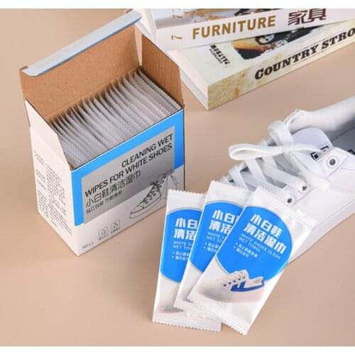10pcs/bag Cleaning Shoe Wrapped Travel Disposable Wipes Brush Ultra-clean Shoe Wipe Portable Individually Clean Sneakers Tool