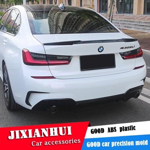 For G20 G28 Spoiler 2020-2021 BMW 3 series 320i 325li 328i Spoiler M4-S ABS plastic Material Car Rear Wing Color Rear Spoiler