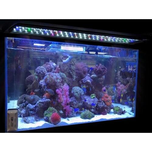 LED Fish Tank Bracket Light Multi Color Full Spectrum Coral Aquatic Marine Plant Grow Lamp Aquarium Landscaping Lighting Decor