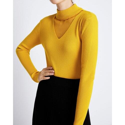 Sexy Mesh Women Sweater O Neck Pullover Ladies Tops Knitted Spring Autumn Solid Cloth One Size Sweater Pull Femme Nouveaute 2020