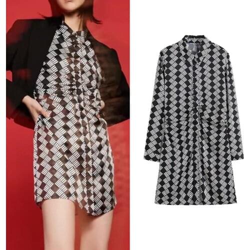 TF·MLN Fashionable Dresses In A Cage