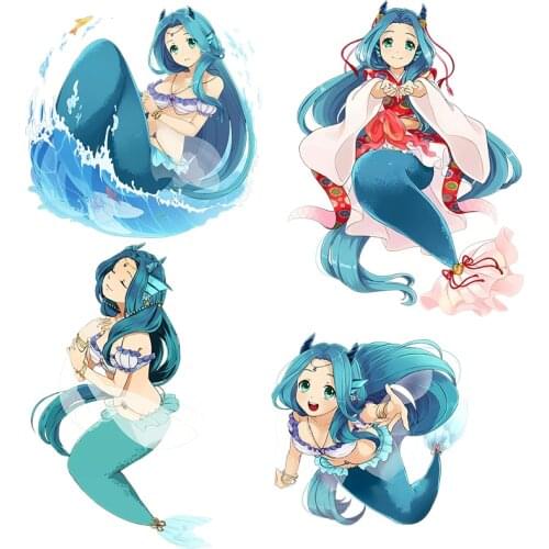 Three Ratels CA52 YOKAI WIKI Waterproof Game stickers for car hood laptop gift Motocycle mermaid Anime decals