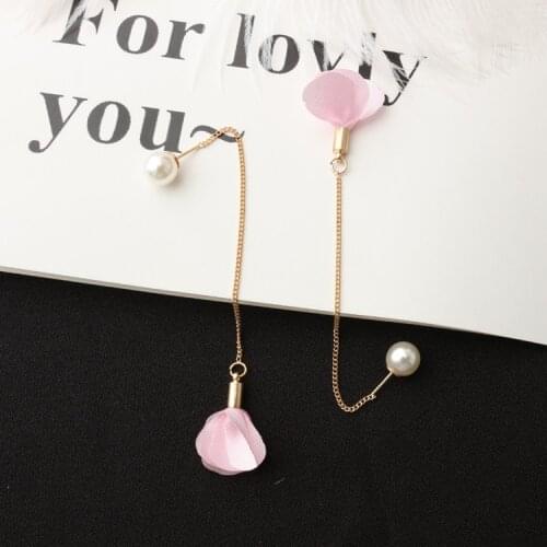Ultra-xian Ear Long Section Of Flowers Tassel Pendants Earrings Ms. Earrings Wholesale New Fashion Ear Ear Pearl Xianqi Earrings