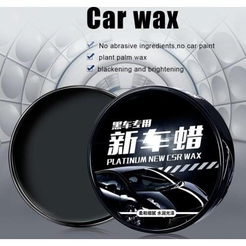 280g Black Car Wax Maintenance New Car Decontamination Glazing Protective Wax Paint Care Nano Coating Micro Scratch Repair
