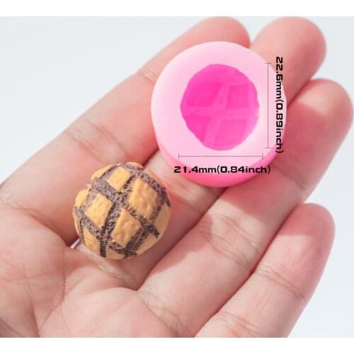 YF124 Bread Slippers Silicone Mold Cake Decoration Fondant Candy Chocolate Resin Jewelry Pendant Necklace Molds