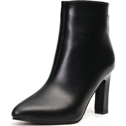 New womens high heels fashion pointed back zipper stiletto light and comfortable all-match casual walking shoes women