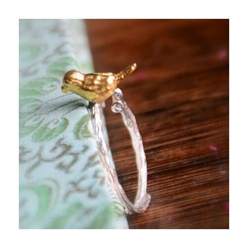 Original Design Bohemian Retro Bird Ring For Women Fashion Open Finger Rings Female Boho Jewelry