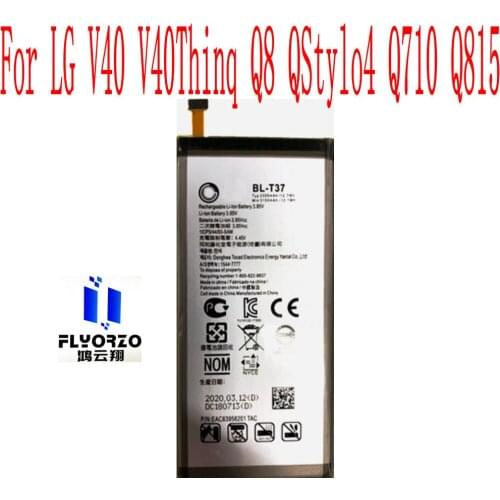 100% New High Quality 3300mAh BL-T37 Battery For LG V40 V40Thinq Q8 QStylo4 Q710 Q815 Mobile Phone