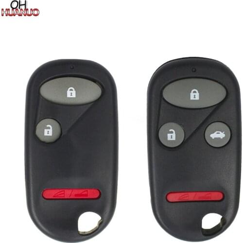 3 Button 4 Button Remote Key Case Shell fit for HONDA CRV S2000 Insight Prelude Replacement Fob