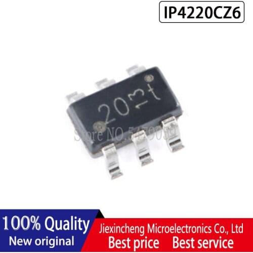 50pieces IP4220CZ6 20 20t IP4220 TVS DIODE SOT23-6 New original