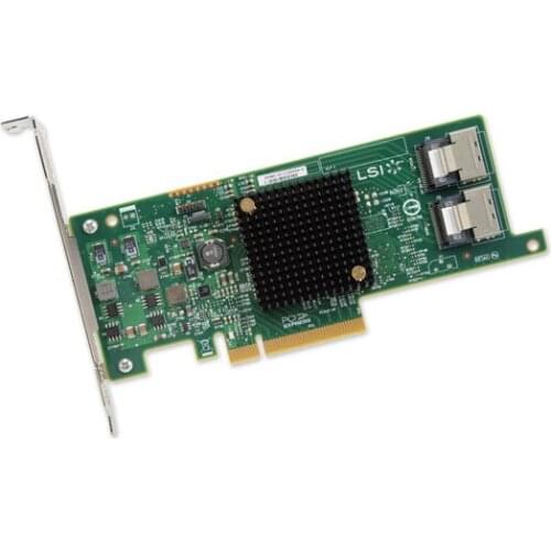 9207-8i LSI Host Bus Adapter SATA+SAS Controller PCIe3.0 X8 6g SFF8087*2
