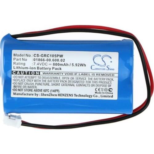 Cameron Sino 800mAh battery for GARDENA C1060 plus Solar 01866-00.600.02 Gardening Tools Battery