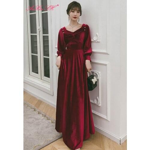 Женские платья с v-образным вырезом AnXin SH China At AliExpress