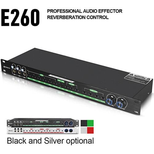 Debra E-260 Professional KTV audio mixing Effect Music microphone sound processor for Karaoke stage party