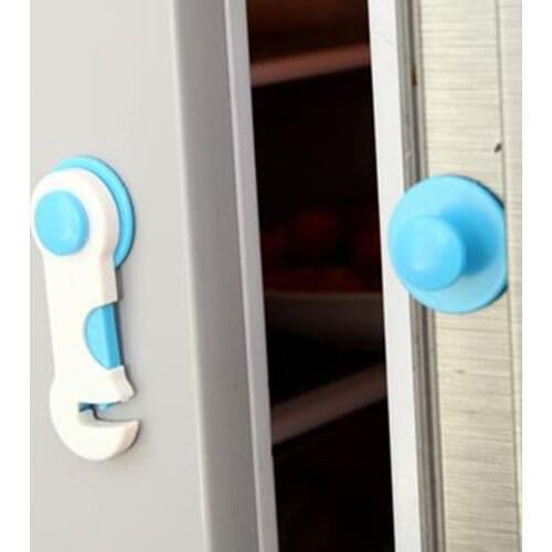 Baby Safety Locks Corner Cabinet Drawer Padlock Protection Children Security Door Safety Lock