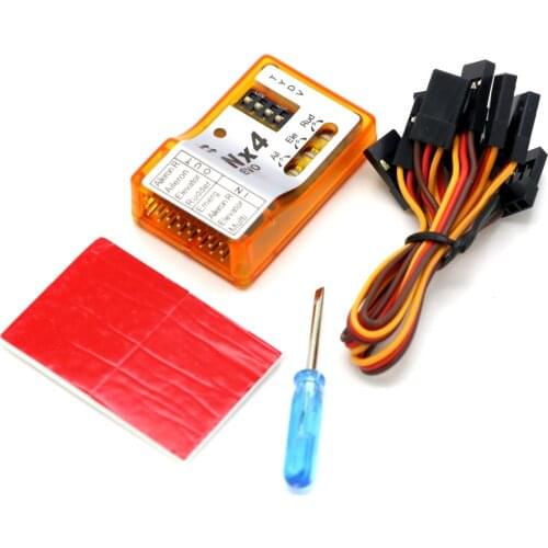 ZMR NX4 PRO EVO Flight Controller 3D Flight Gyroscope Balance For Fixed-wing Aircraft Support Rate/Hold/Gyro Off Mode