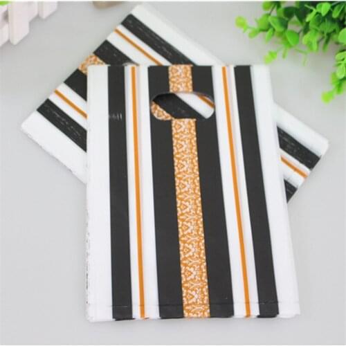 Fashion Luxury Jewelry Packaging Pouches Plastic Package Bags with Line 100pcs/lot 15*20cm