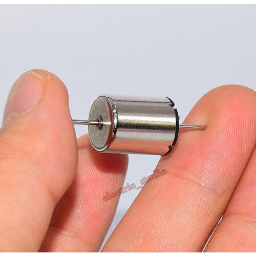 Micro 1215 12mm*15mm Coreless Motor Double Shaft DC 6V-12V 18000RPM High Speed for RC Rail Train Hobby Toy Models
