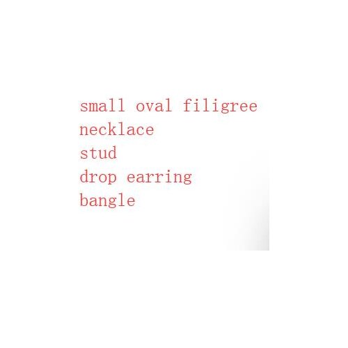 Fashion Cute Combine Colors Small Oval Shape Light Weight Drop Earrings