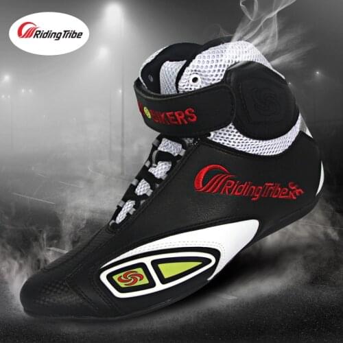 Motorcycle Racing boots Breathable motocross boot motorboats Street botas Moto Motorbike Summer Boots for motorcycle