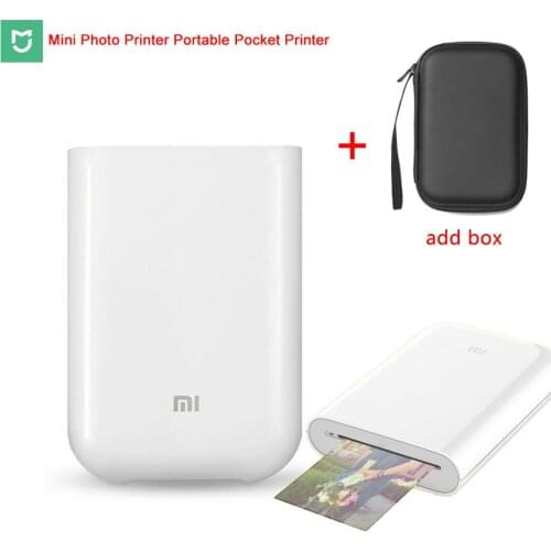 Xiaomi mijia Mini Photo Printer Portable Pocket Printer Mobile Phone AR Printer 300dpi Bluetooth Support DIY Share 500mAh