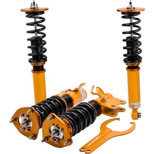 Coilover Spring Shocks for Nissan S14 Silvia 200SX 240SX 94-98 24 Way Adjustable Damper