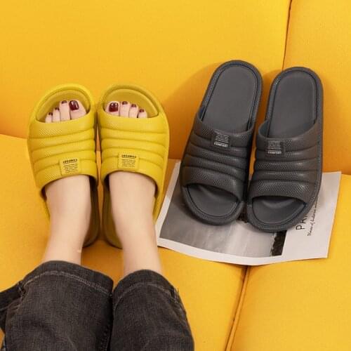 Slippers Women Trend Simple Indoor Home Student Dormitory Bathroom Bath Home Slippers Men Women Shoes Shoes Man