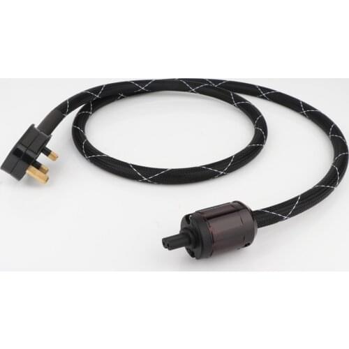 Hifi audio UK Power cable with C7 IEC figure 8 IEC UK Power cable HI-end UK power cable HIFI UK Power Cable UK Mains Lead