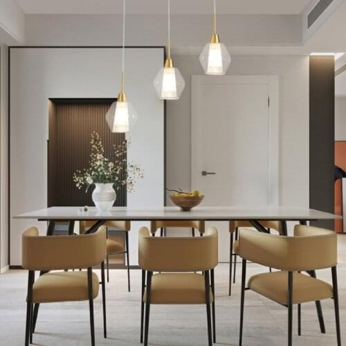 Modern LED Pendant Lights Bar Living Room Kitchen Dining Room Light Fixtures Bedroom Lighting Hanging Lamps Bedside Glass Lights