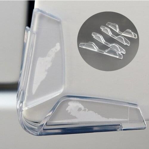 PVC 4-piece universal door edge anti-collision strip for Peugeot 206 207 208 301 307 308 407 2008 3008 4008