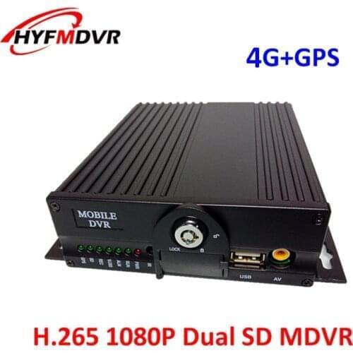 Fleet management 4CH 1080P AHD SD MDVR GPS 3G 4G with ADAS driver fatigue DSM