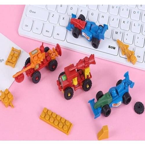 12PCS Kids Birthday Party Supply Gift Assemble car DIY toy Party Favor Souvenir Baby Shower Favor Gift Giveaway