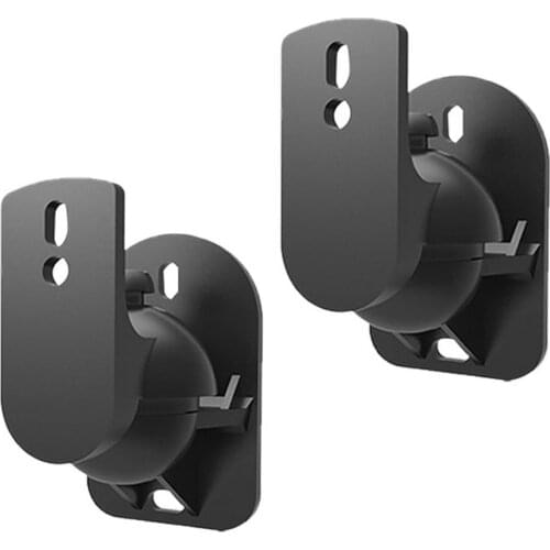 2pcs/Set Universal Sound Speaker Wall Mount Bracket Ceiling Stand Clamp Holder Angle Rotation For Sony Speaker Plastic 5kg