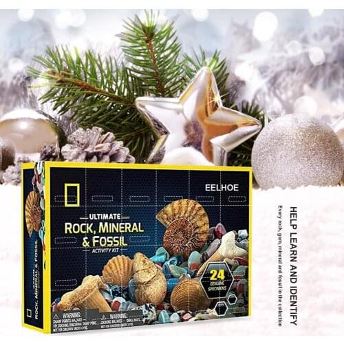 24 Days Countdown Celebrate Christmas Crystal Ore Gift Box Ore Christmas Advent Calendar Christmas Day Waiting To Be Opened Gift