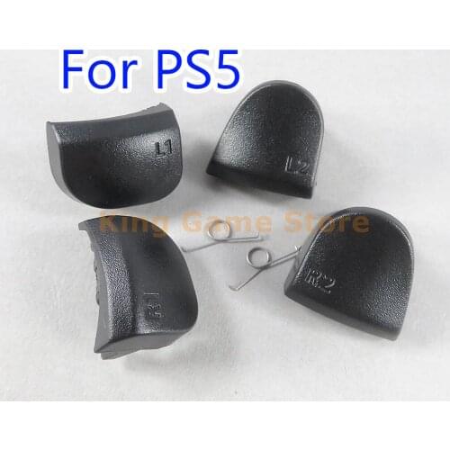 80sets/lot Replacement For PS5 Black L1 R1 L2 R2 Triggers Buttons Springs Tool For PlayStation PS5 Controller Gaming Accessories