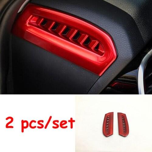 ABS Plastic Chrome For Toyota Camry 2018 accessories auto styling Car front air conditioner outlet vents frame cover Trim