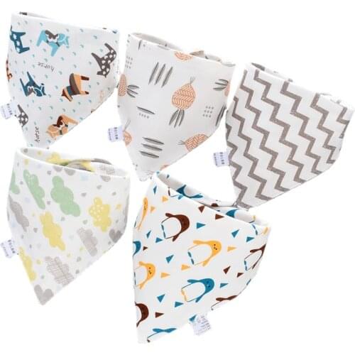 5pcs/set Dog Bandanas Large Pet Scarf Pet Bandana For Dog Cotton Plaid WashableBow ties Collar Dog Scarf Large Dog Accessories